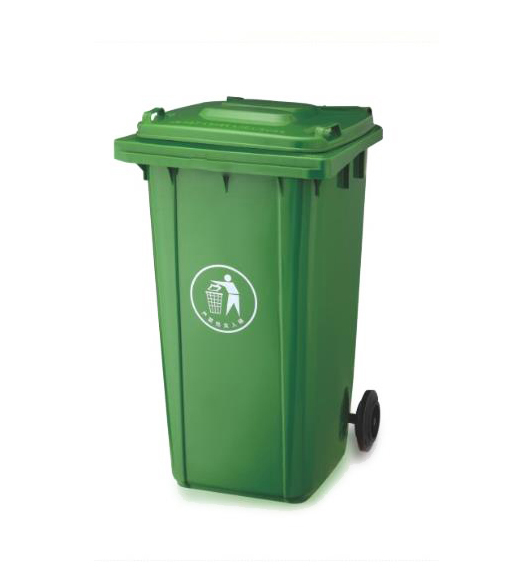 Thùng rác thùng rác có bánh xe bên ngoài bằng nhựa (KL-24)